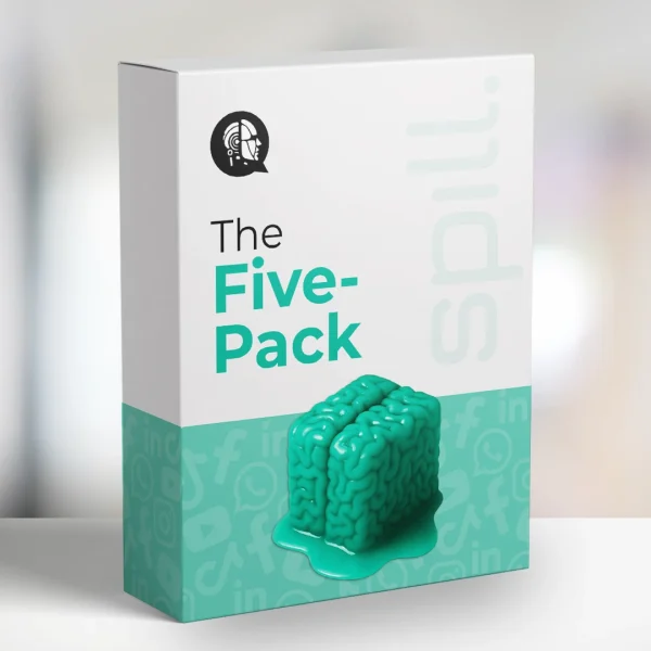 Product box for a training bundle titled " The Five-pack"